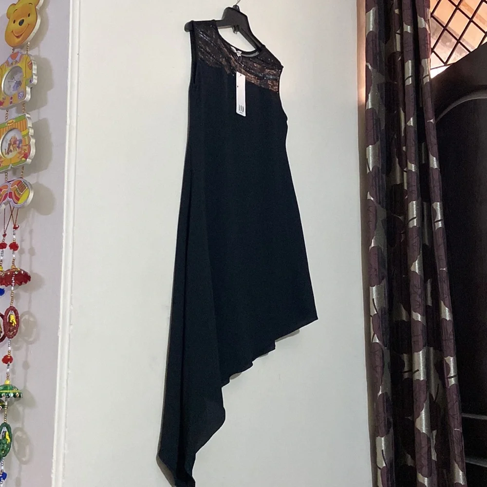 AND Party Wear Sequin Detailing Midi Dress - Picture 6 of 6